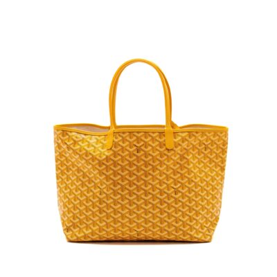 Alternative view of GOYARD SAINT LOUIS PM TOTE BAG CANVAS YELLOW SHW