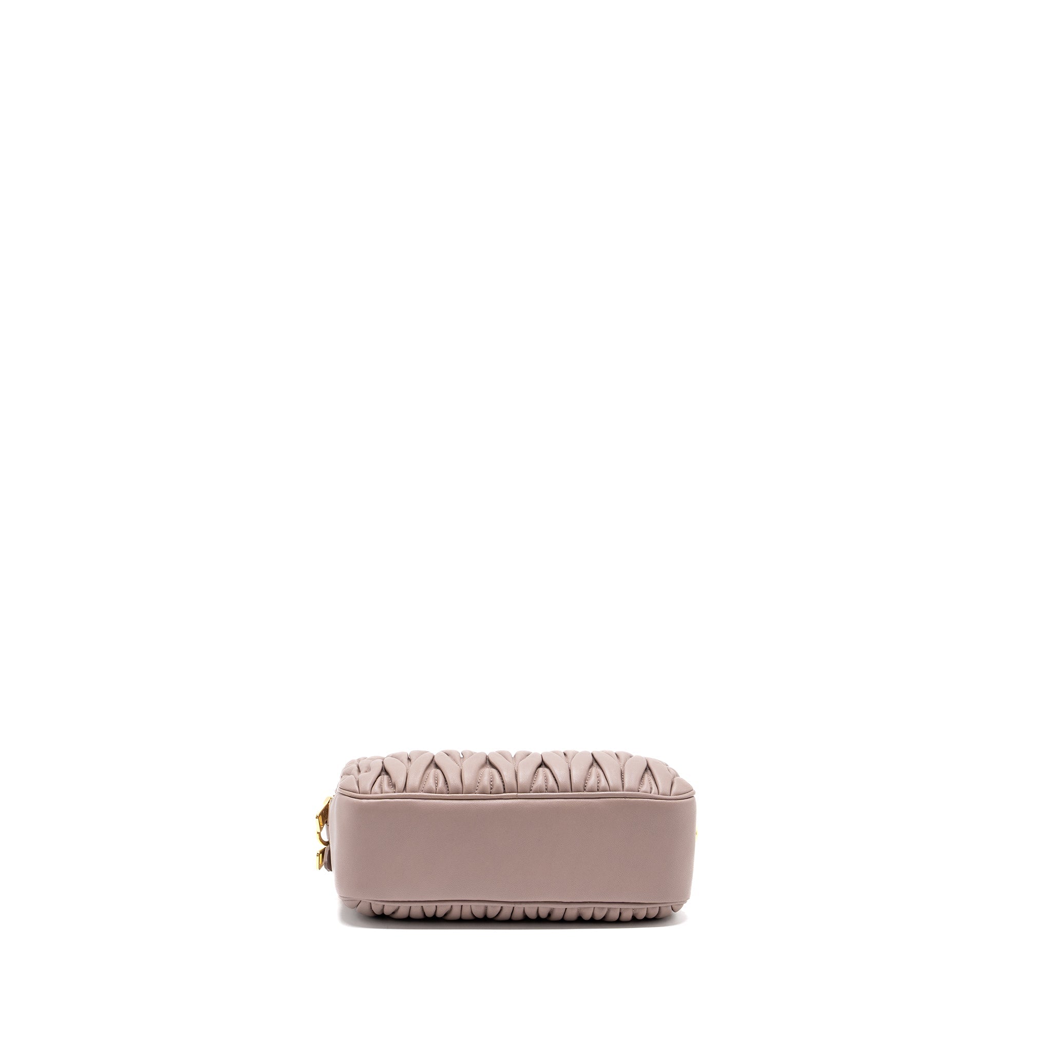 MIU MIU CAMERA CROSSBODY BAG NAPPA DUSTY PINK GHW - Image 5