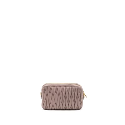 Alternative view of MIU MIU CAMERA CROSSBODY BAG NAPPA DUSTY PINK GHW