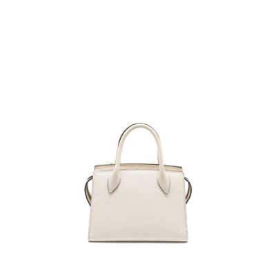 Alternative view of PRADA SAFFIANO MONOCHROME BAG WHITE SHW