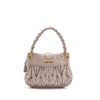 Alternative view of MIU MIU SACCA CON MATELASSE HANDBAG LEATHER LIGHT PURPLE GHW