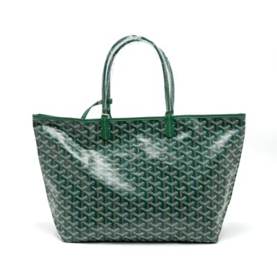 Alternative view of GOYARD SAINT LOUIS PM TOTE BAG GOYARDINE CANVAS GREEN SHW