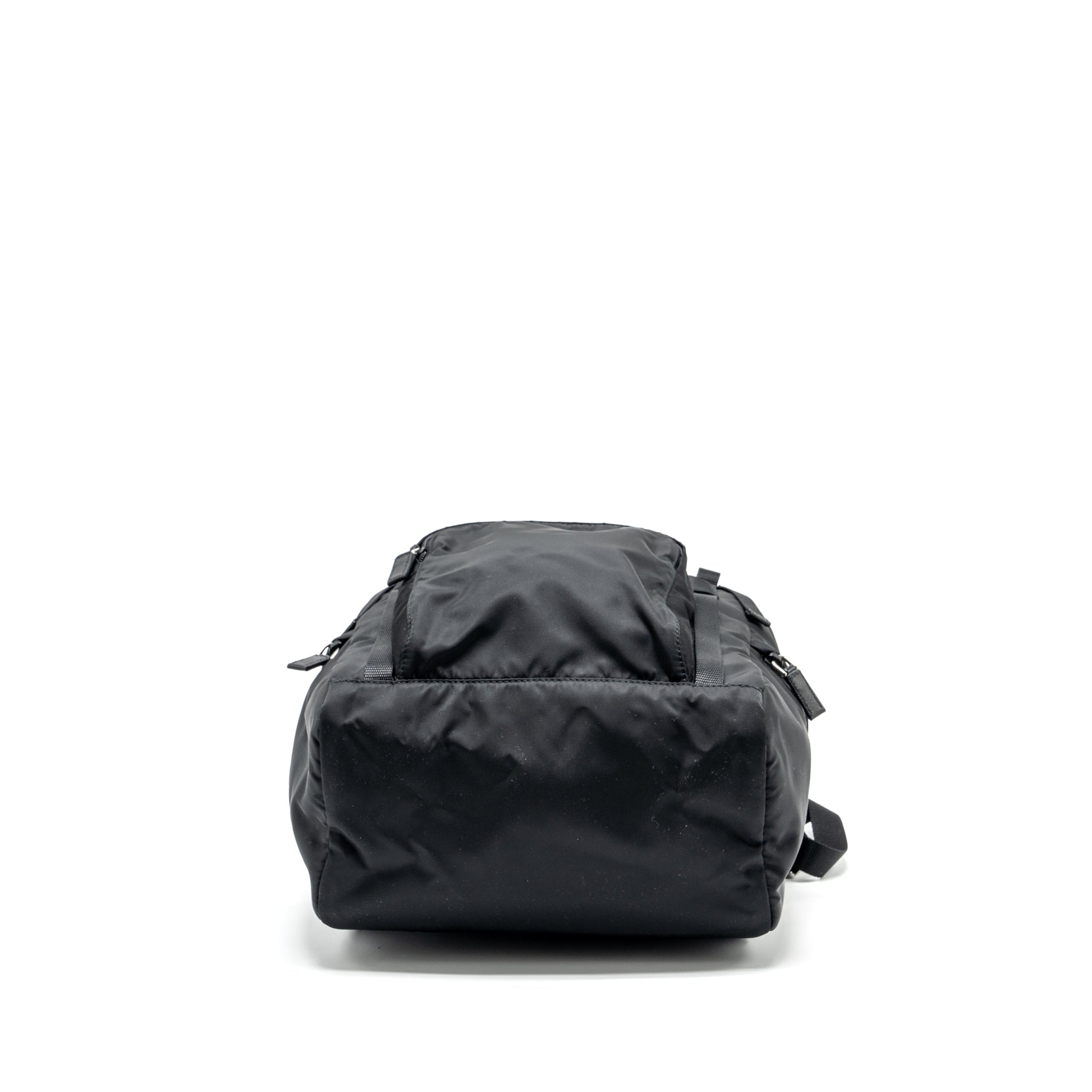PRADA BACKPACK RE-NYLON/SAFFIANO BLACK SHW - Image 5