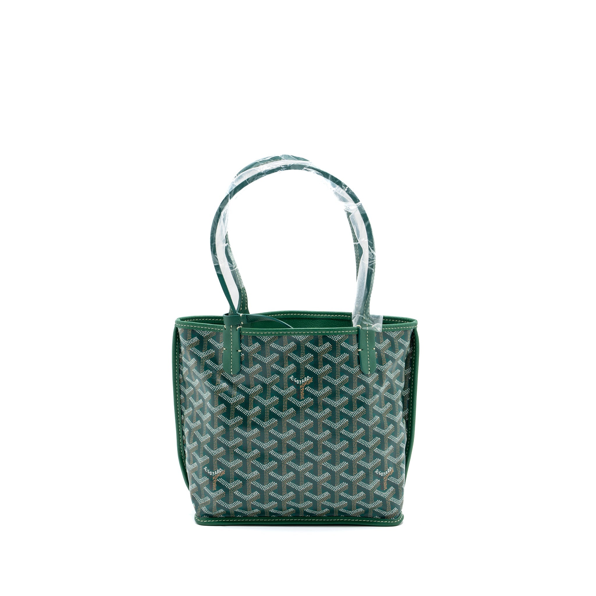 GOYARD ANJOU MINI BAG CANVAS/CALFSKIN GREEN SHW - Image 2