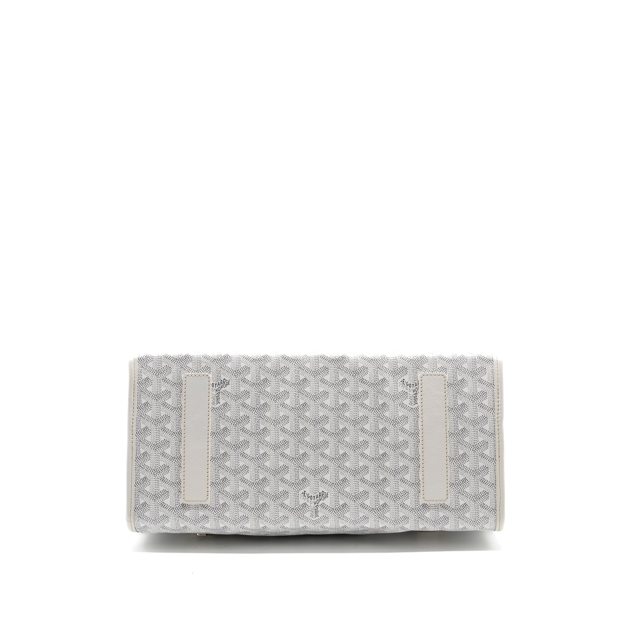 GOYARD SAINT LEGER BACKPACK GOYARDINE CANVAS WHITE SHW - Image 5