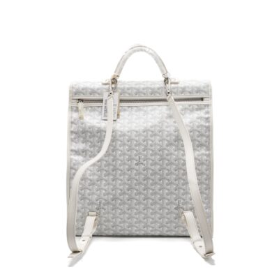 Alternative view of GOYARD SAINT LEGER BACKPACK GOYARDINE CANVAS WHITE SHW