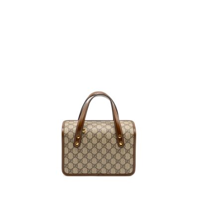 Alternative view of GUCCI TOP HANDLE HORSEBIT 1955 BAG GG SUPREME CANVAS GHW