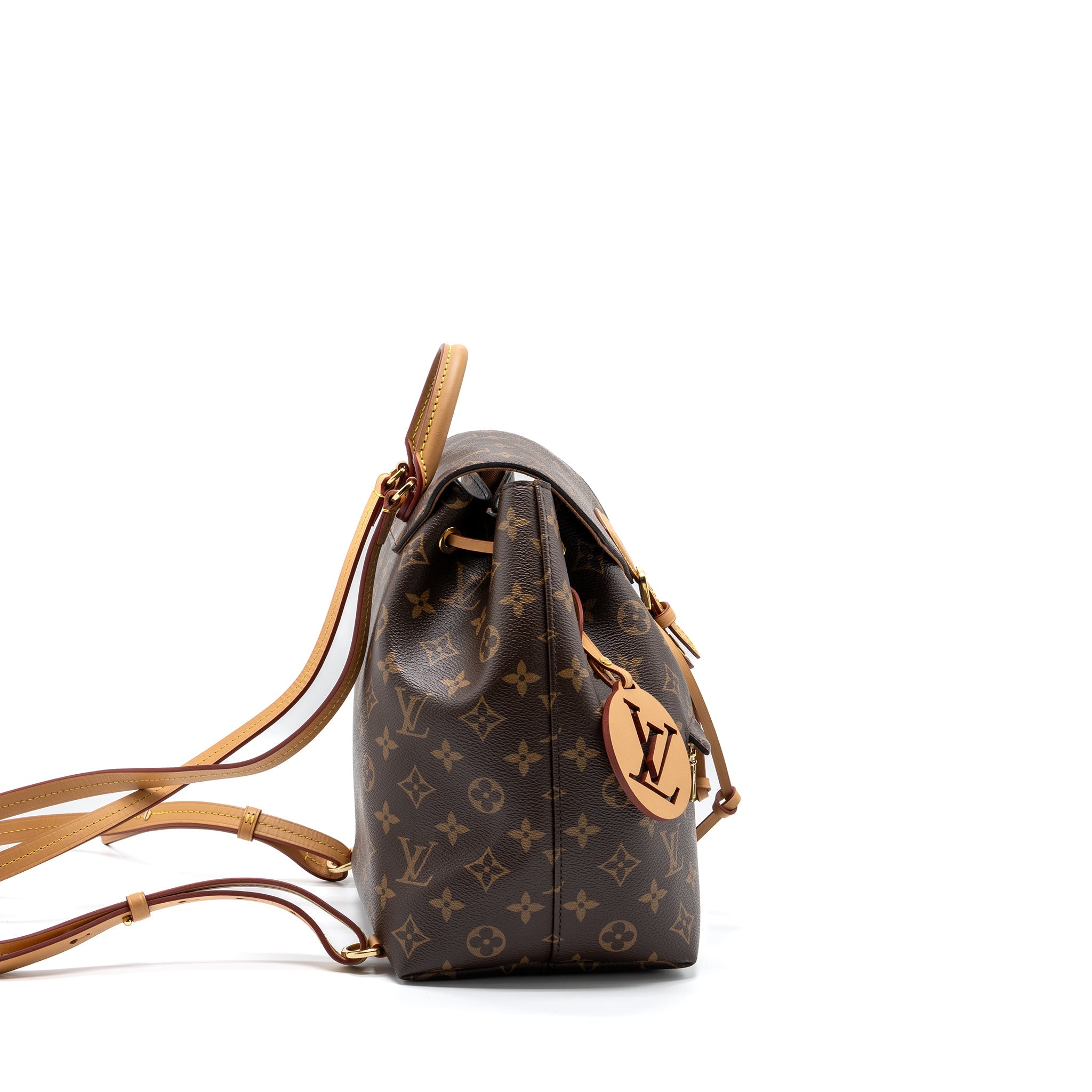 LOUIS VUITTON MONTSOURIS PM BACKPACK MONOGRAM CANVAS / LEATHER GHW (NEW VERSION) - Image 3