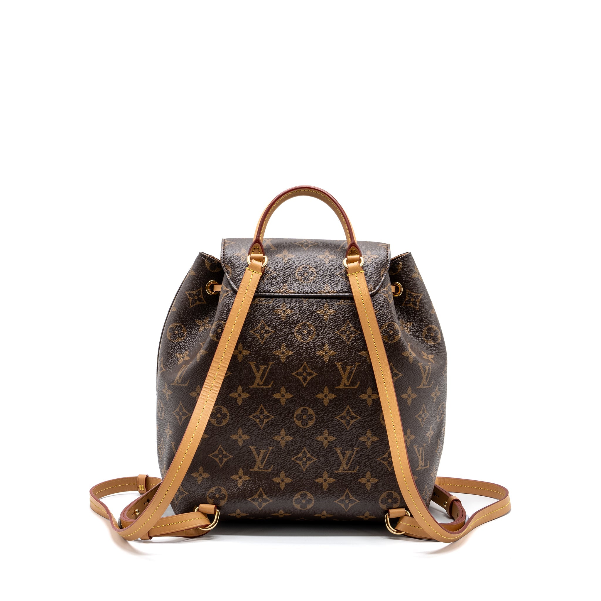 LOUIS VUITTON MONTSOURIS PM BACKPACK MONOGRAM CANVAS / LEATHER GHW (NEW VERSION) - Image 2
