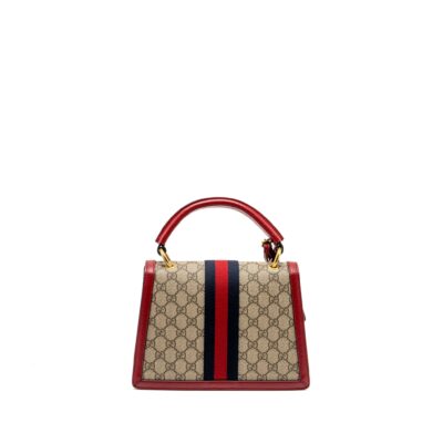 Alternative view of GUCCI QUEEN MARGARET TOP HANDLE BAG GG SUPREME CANVAS RED/ MULTICOLOUR GHW