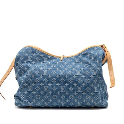 Alternative view of LOUIS VUITTON CARRYALL MM MONOGRAM DENIM BLUE GHW