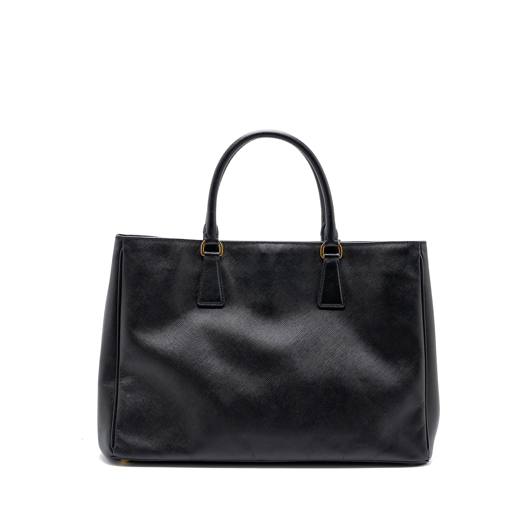 PRADA LARGE TOTE BAG SAFFIANO CALFSKIN BLACK GHW - Image 2