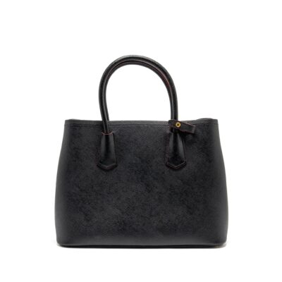 Alternative view of PRADA DOUBLE BAG SAFFIANO CALFSKIN BLACK GHW
