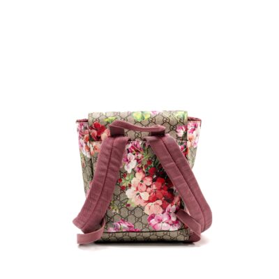 Alternative view of GUCCI BACKPACK FLOWER PRINTED GG SUPREME CANVAS MULTICOLOUR SHW