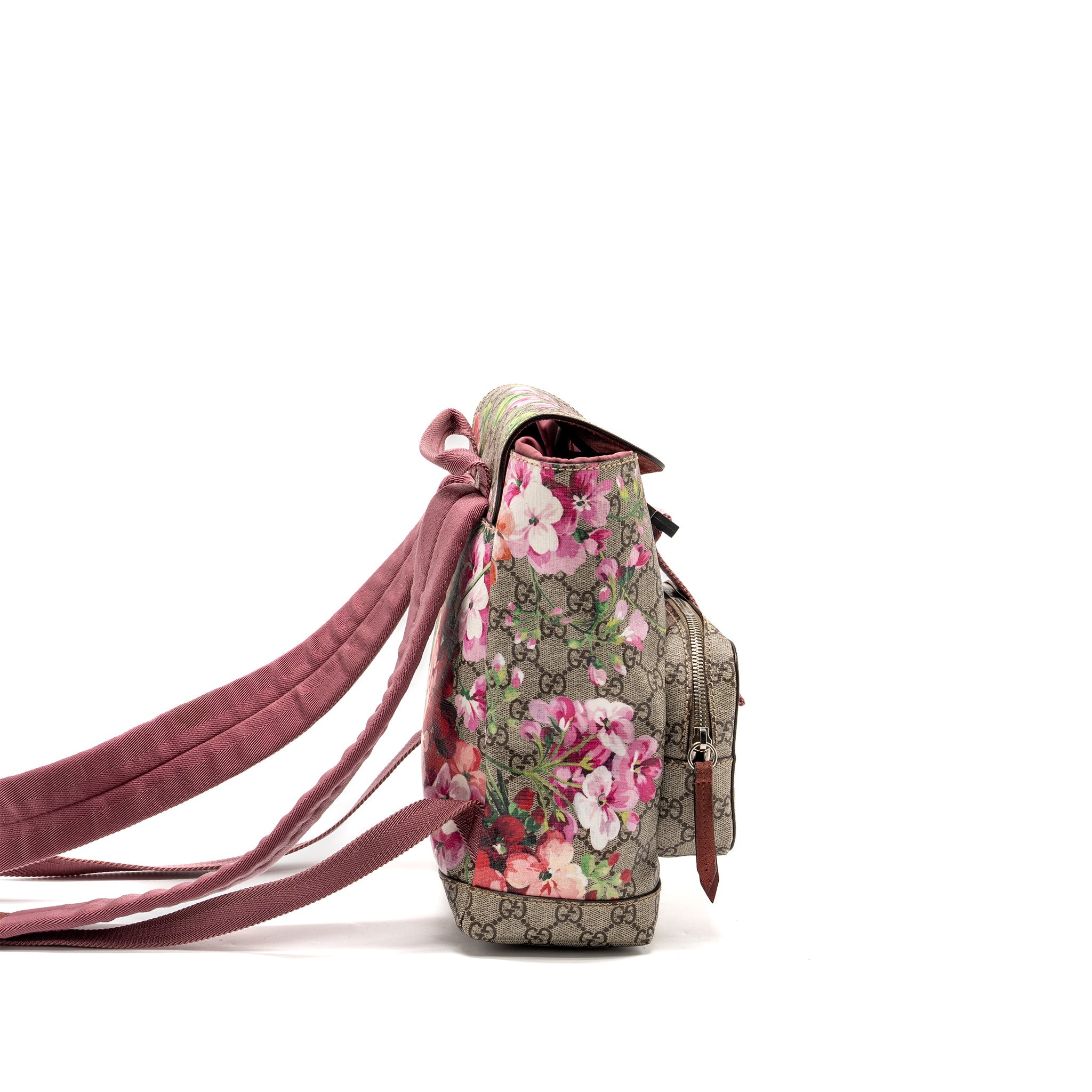 GUCCI BACKPACK FLOWER PRINTED GG SUPREME CANVAS MULTICOLOUR SHW - Image 3