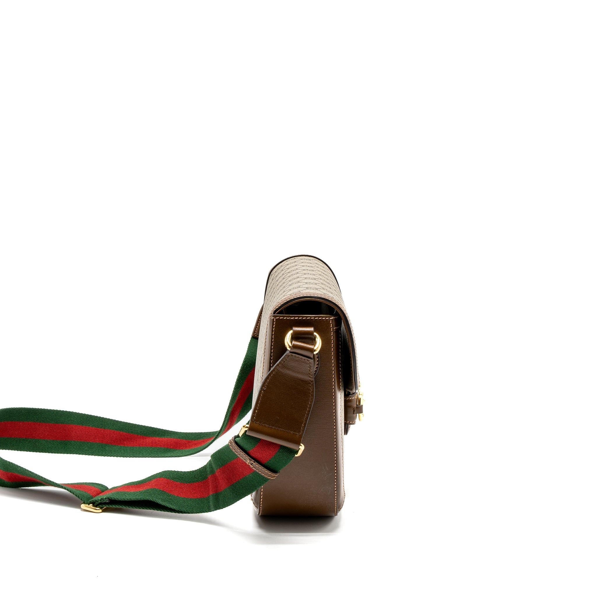 GUCCI HORSEBIT 1955 SHOULDER BAG GG SUPREME CANVAS BEIGE/EBONY GHW - Image 3