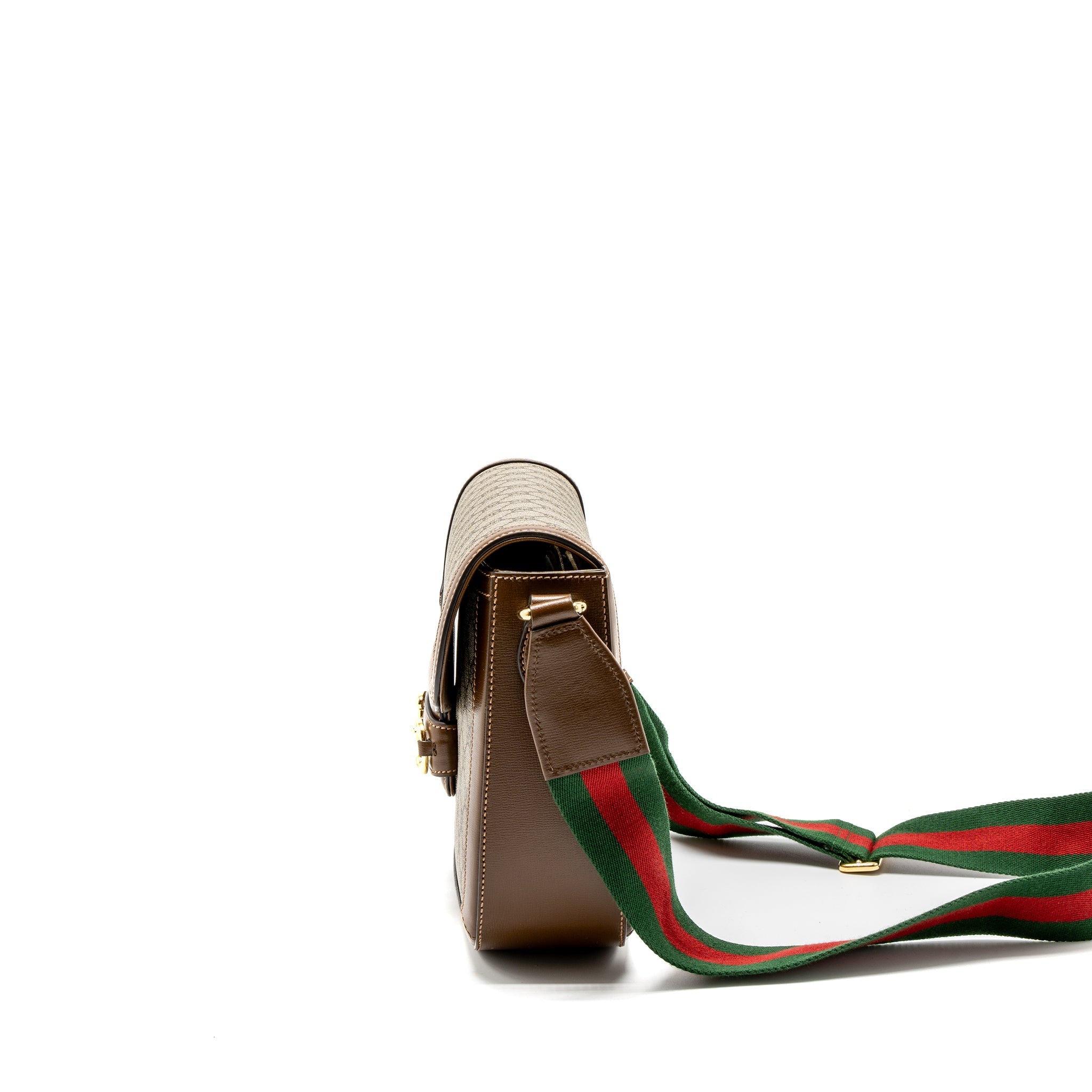 GUCCI HORSEBIT 1955 SHOULDER BAG GG SUPREME CANVAS BEIGE/EBONY GHW - Image 4