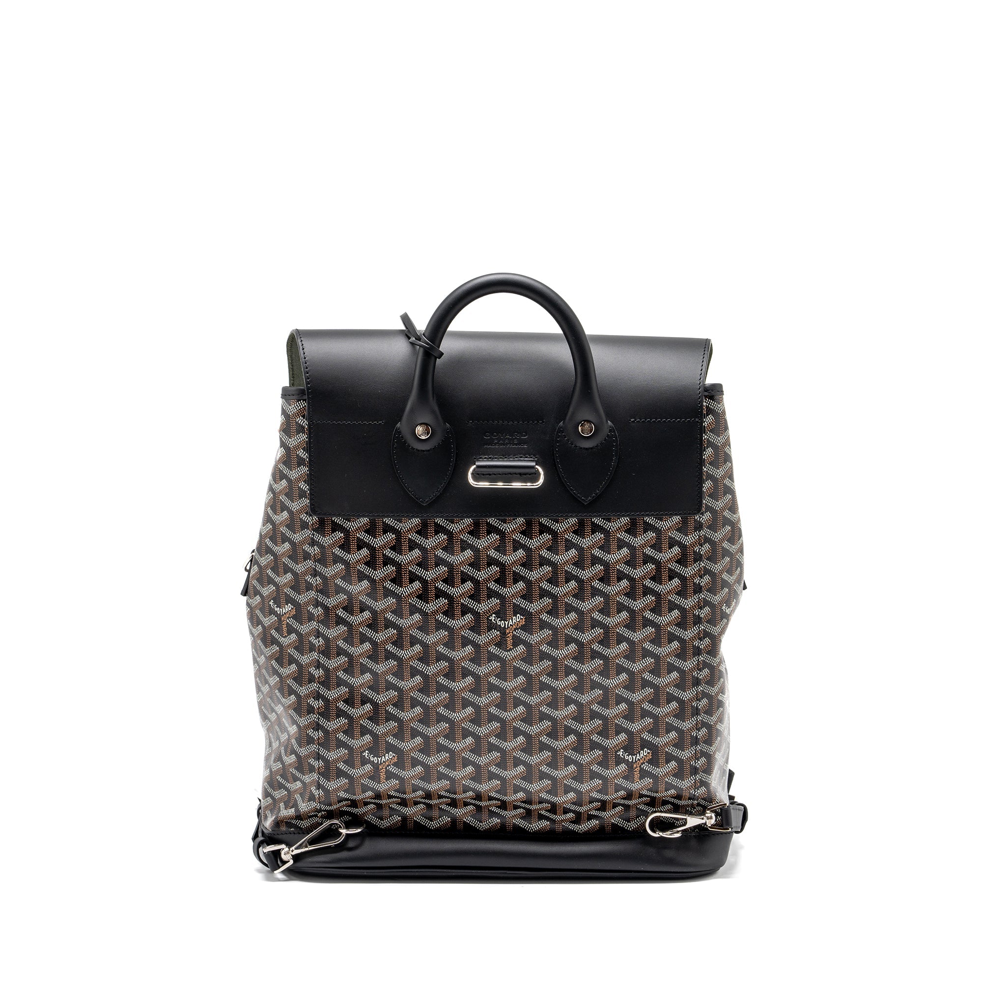 GOYARD ALPIN BACKPACK GOYARDINE CANVAS BLACK SHW - Image 2