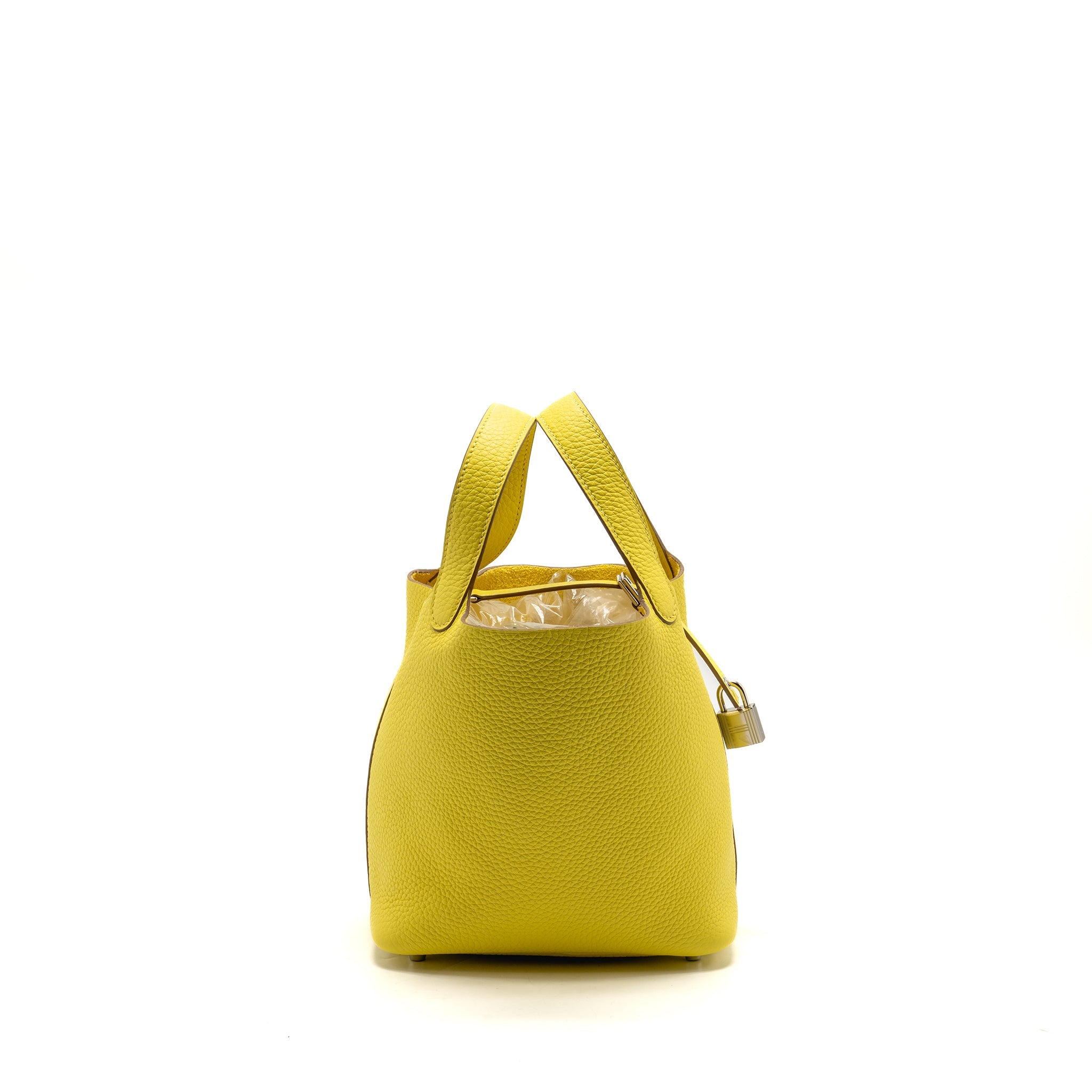 HERMES PICOTIN 18 LOCK BAG CLEMENCE 9R LIME SHW - Image 3