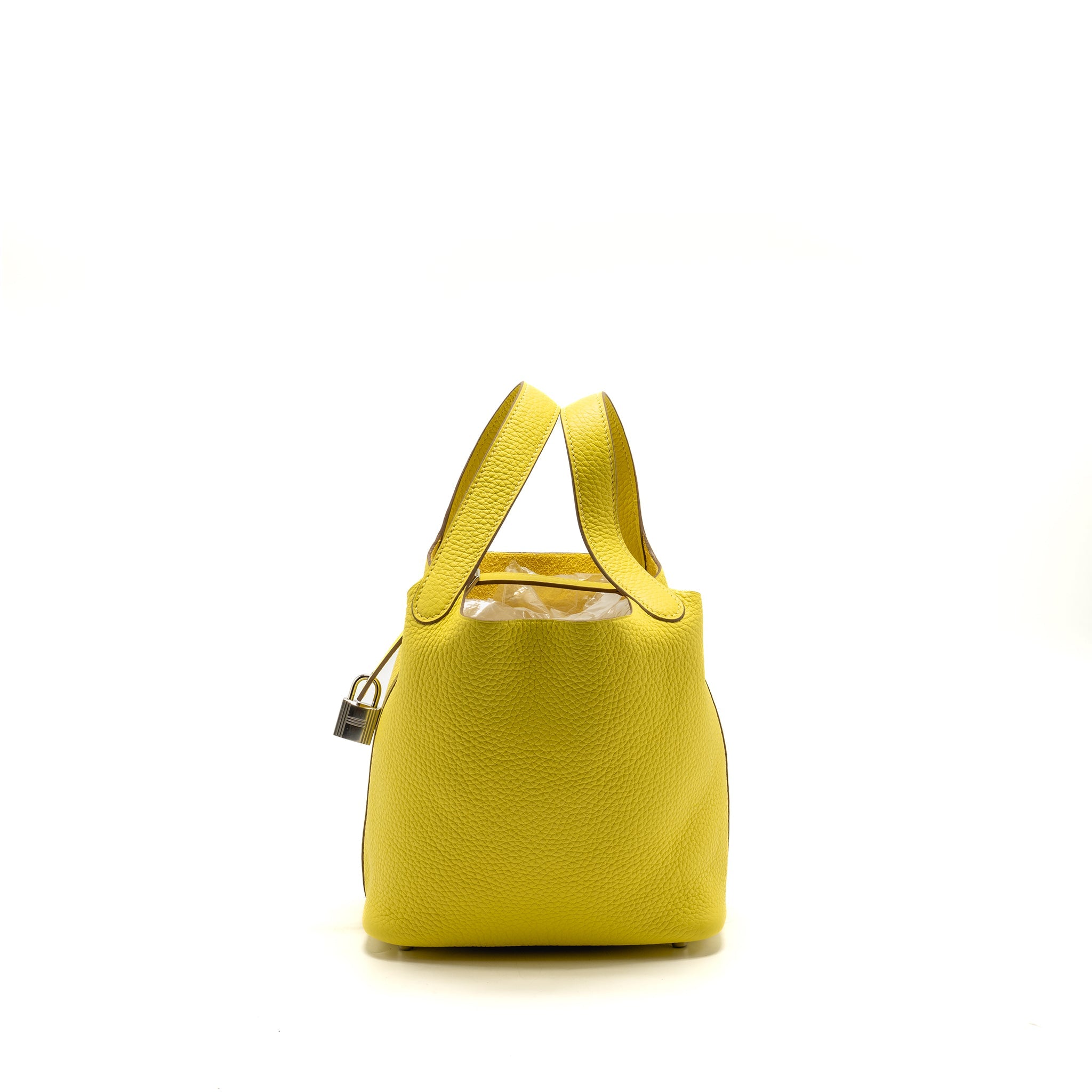 HERMES PICOTIN 18 LOCK BAG CLEMENCE 9R LIME SHW - Image 4