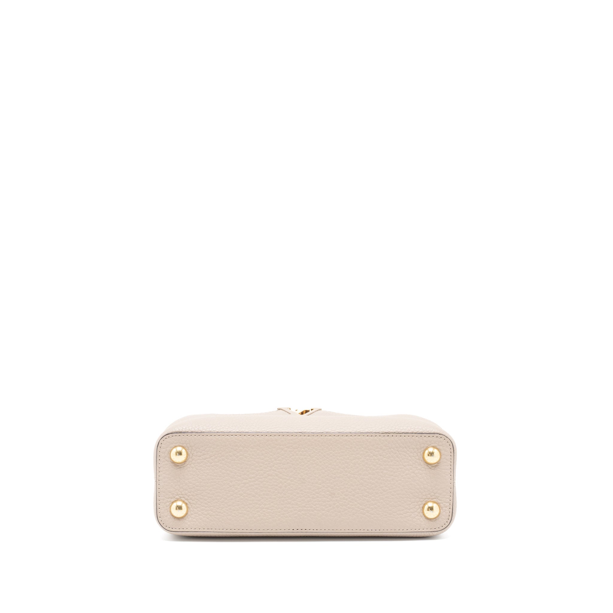 LOUIS VUITTON CAPUCINES BB TAURILLON GALET GHW - Image 5