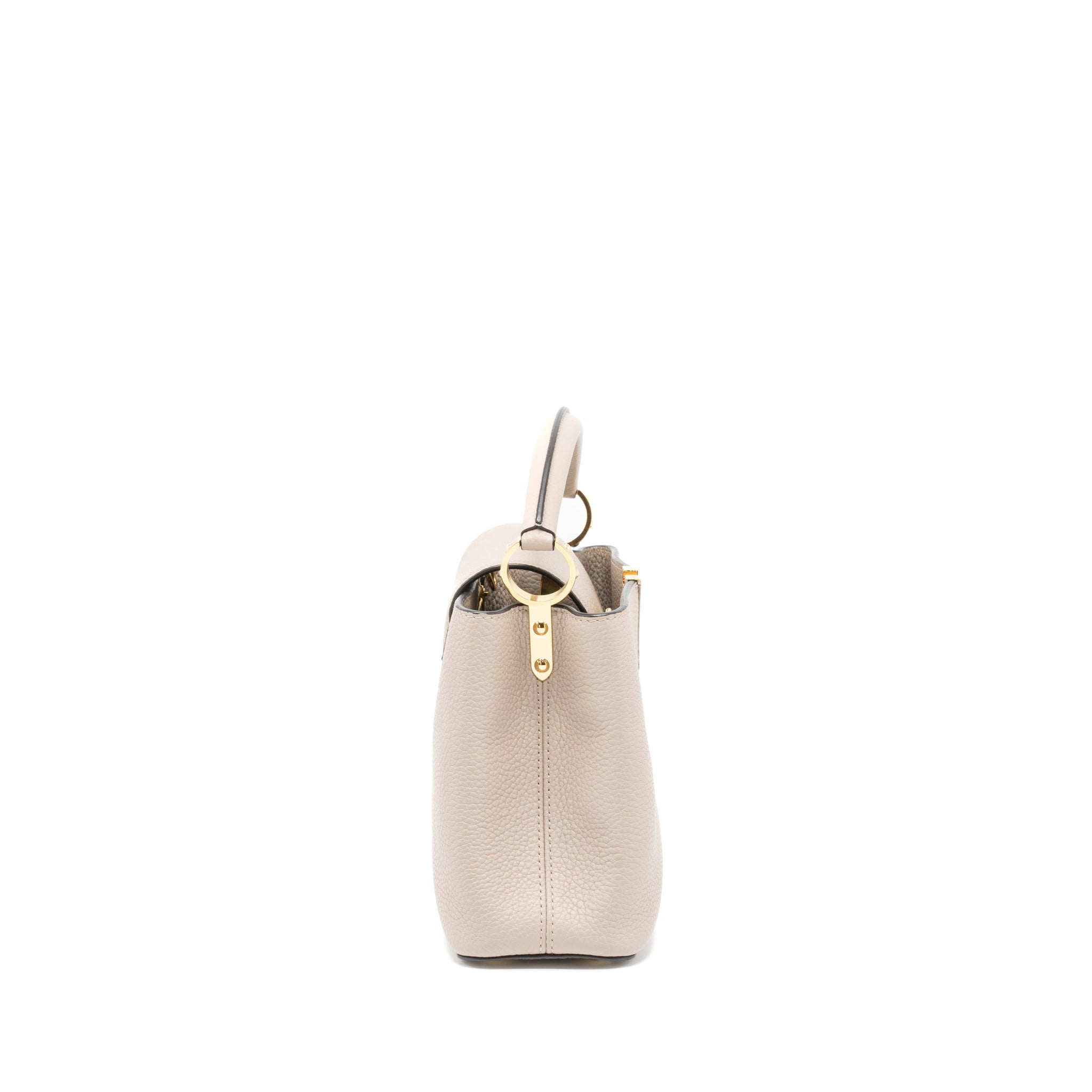 LOUIS VUITTON CAPUCINES BB TAURILLON GALET GHW - Image 4