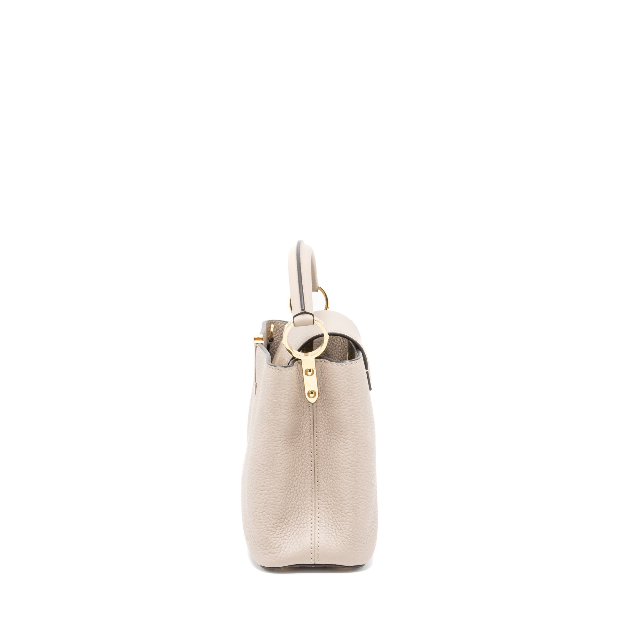 LOUIS VUITTON CAPUCINES BB TAURILLON GALET GHW - Image 3