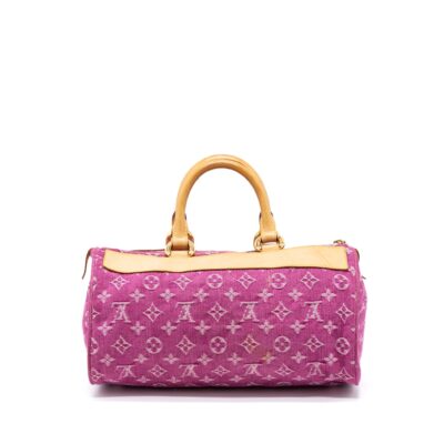 Alternative view of LOUIS VUITTON VINTAGE NEO SPEEDY MONOGRAM DENIM PINK GHW