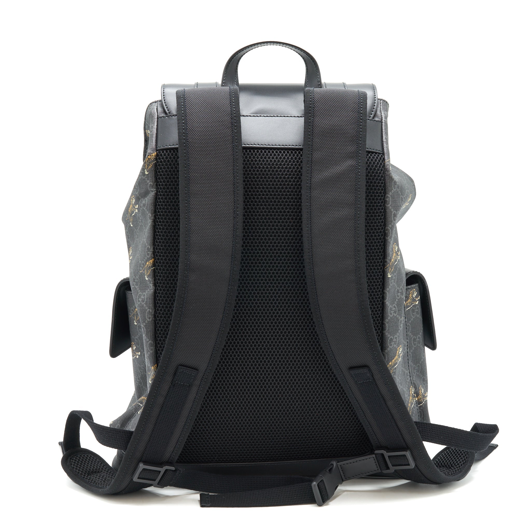 GUCCI MEN BLACK BACKPACK - Image 2