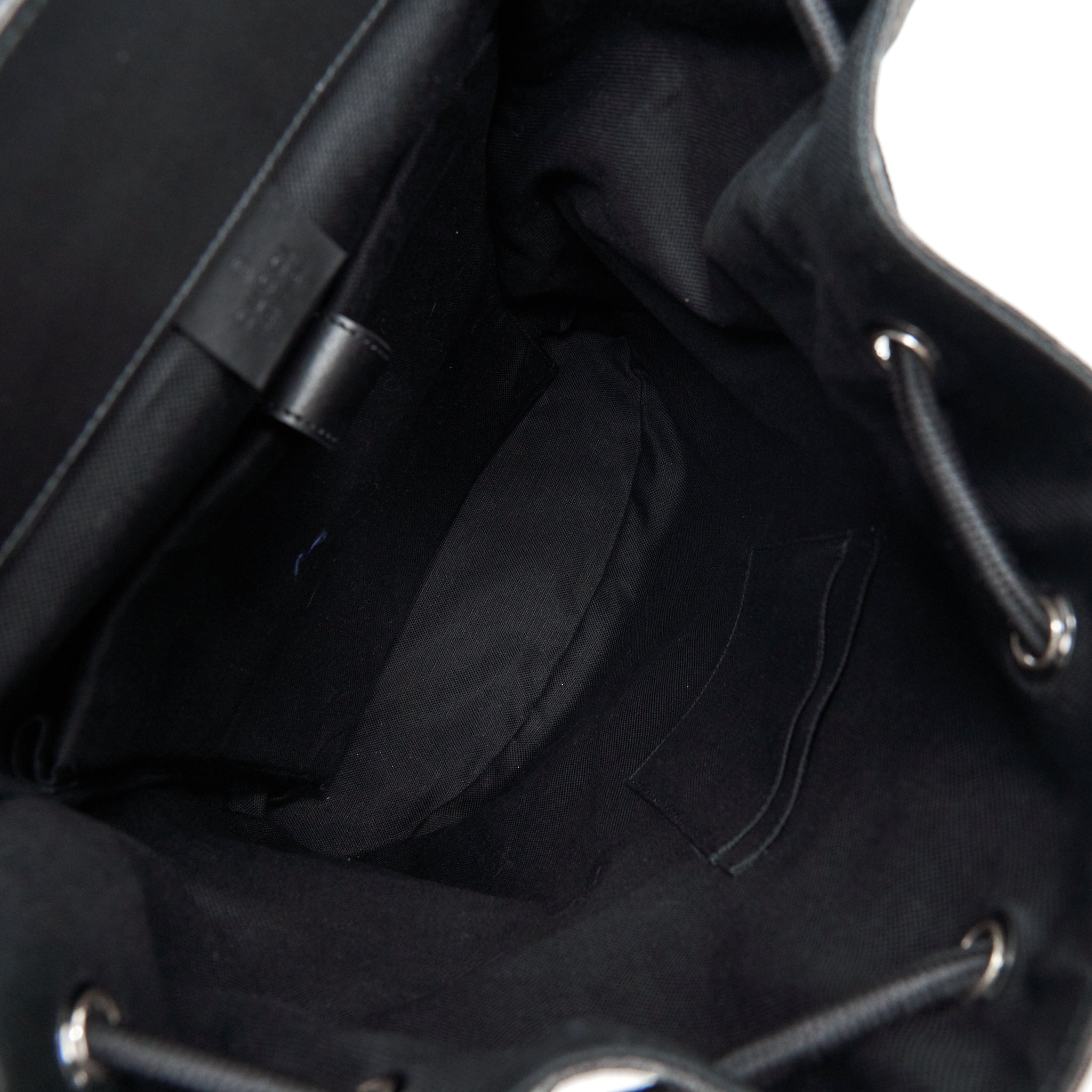 GUCCI MEN BLACK BACKPACK - Image 9