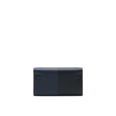 Alternative view of HERMES KELLY TO GO EPSOM BLEU INDIGO/ NOIR/ BLEU FRIDA GHW