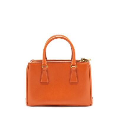 Alternative view of PRADA SAFFIANO TOTE BAG PAPAYA GHW