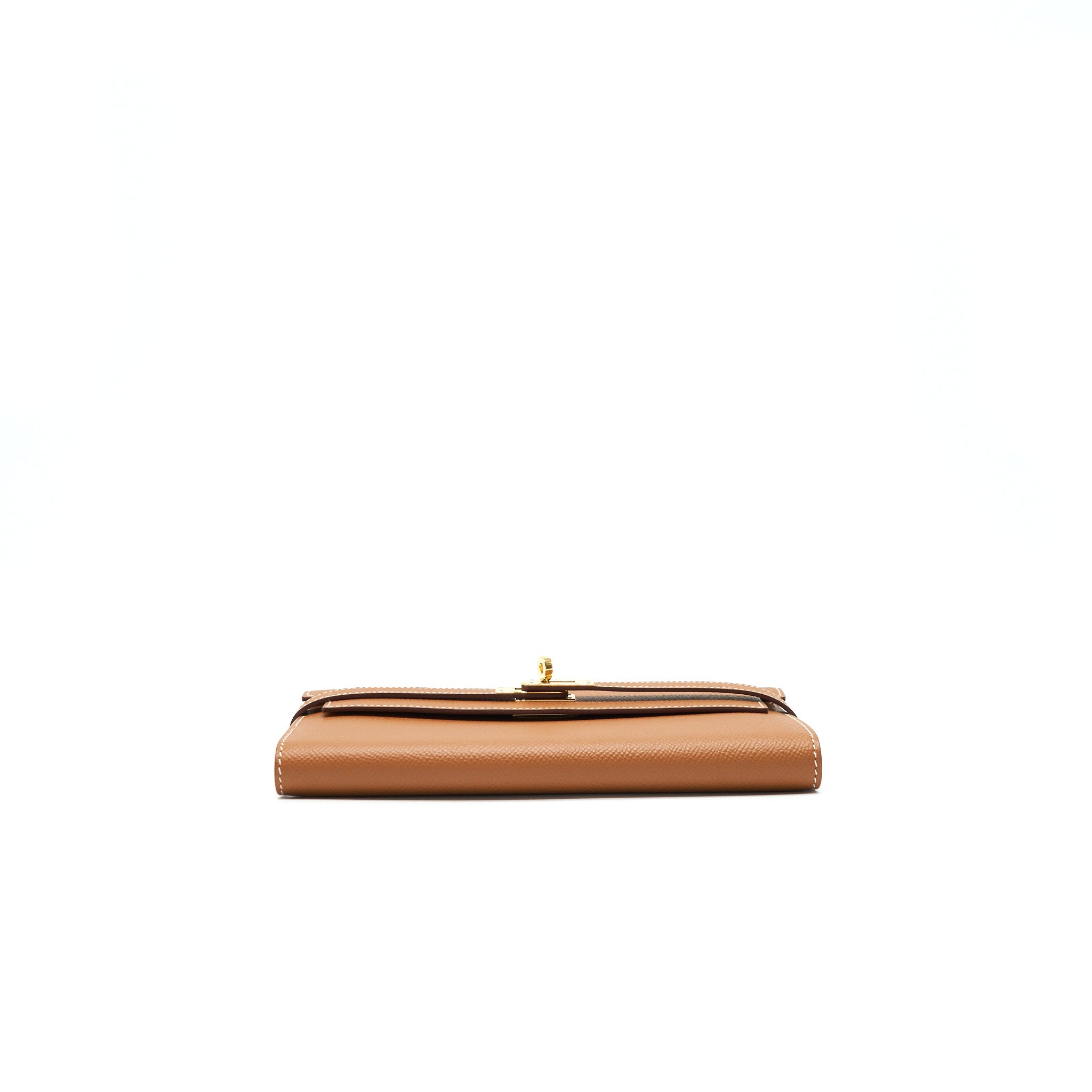 HERMES KELLY LONG WALLET GOLD GHW - Image 5