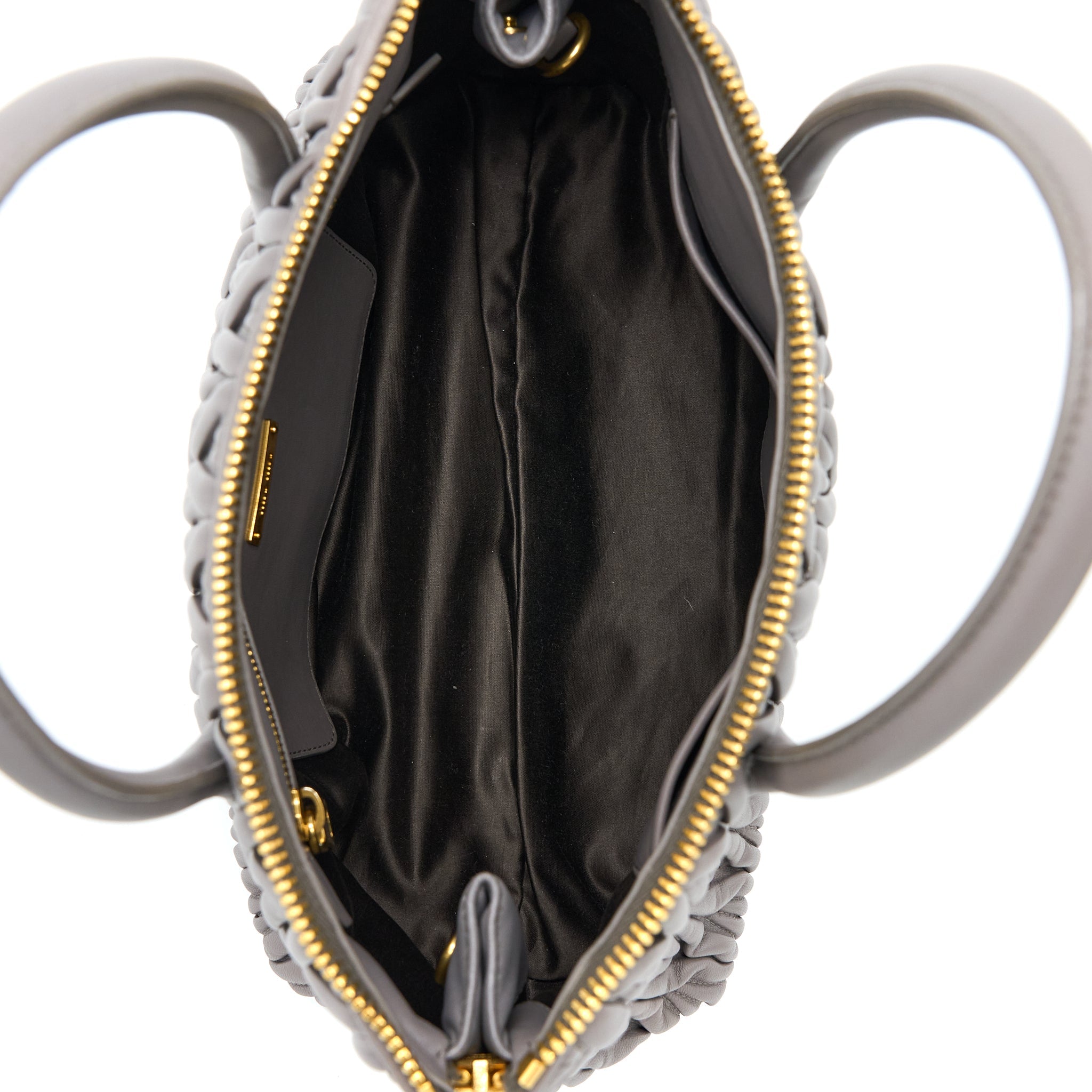 MIUMIU MATELASSE TOTE BAG LAMBSKIN ARGILLA GHW - Image 6