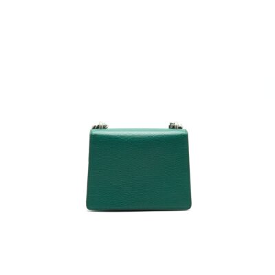 Alternative view of GUCCI DIONYSUS MINI LEATHER BAG GREEN