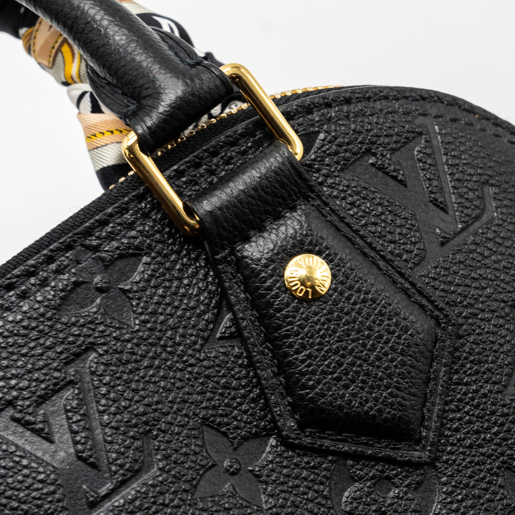 LOUIS VUITTON NEO ALMA BB MONOGRAM EMPREINTE LEATHER BLACK GHW(NEW VERSION) - Image 9