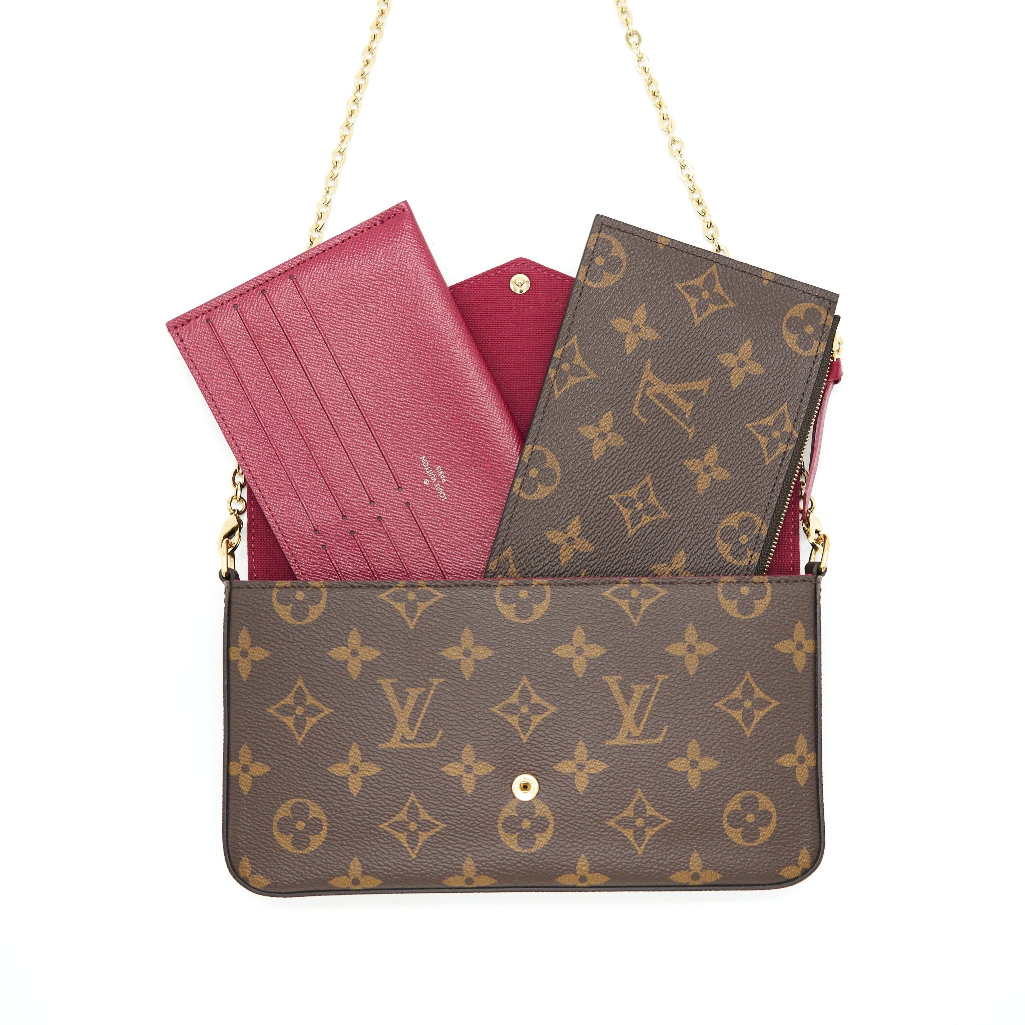 LOUIS VUITTON FELICIE POCHETTE MONOGRAM CANVAS - Image 11