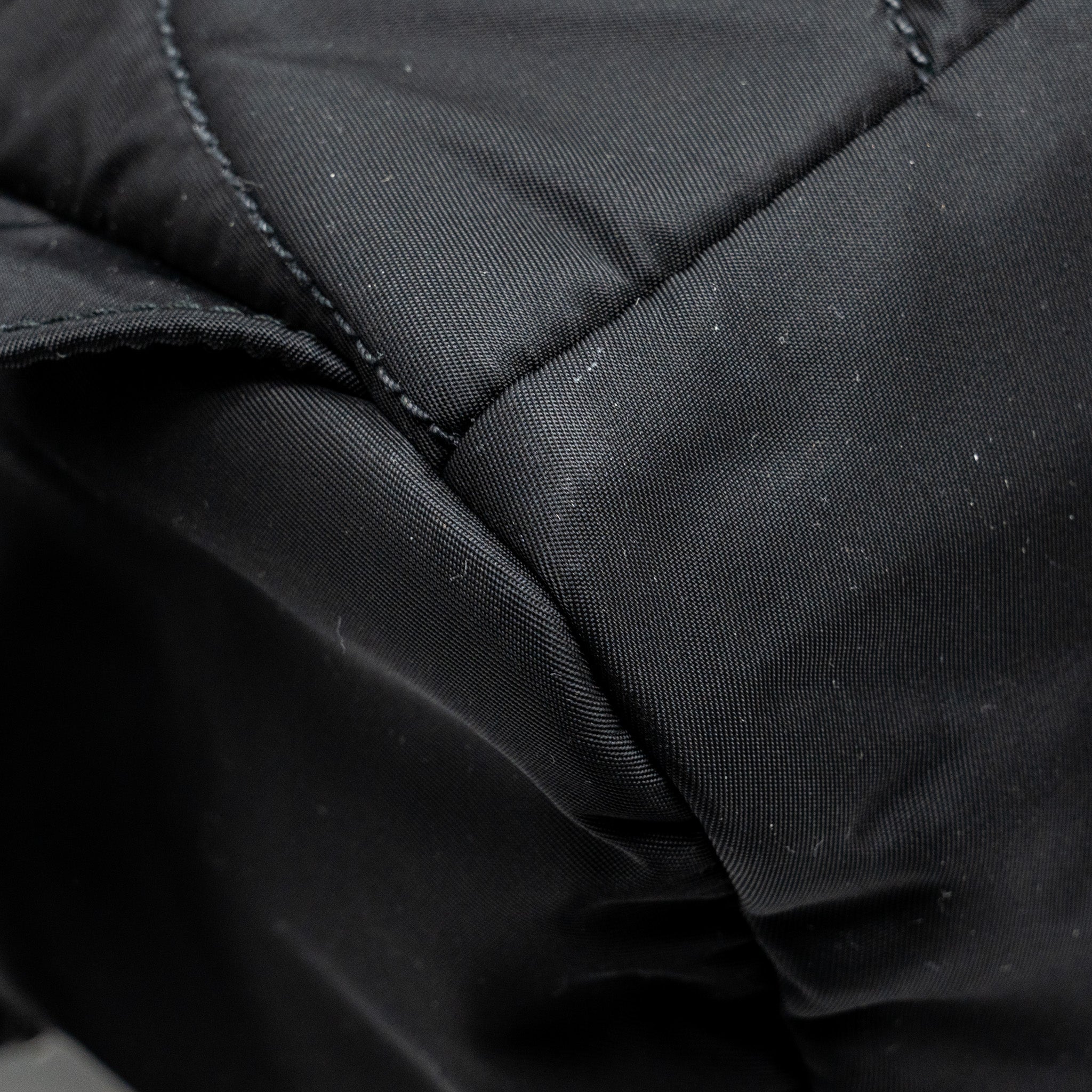 PRADA BACKPACK RE-NYLON/SAFFIANO BLACK SHW - Image 10