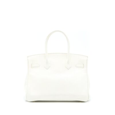 Alternative view of HERMES BIRKIN 30 CLEMENCE BLANC GHW