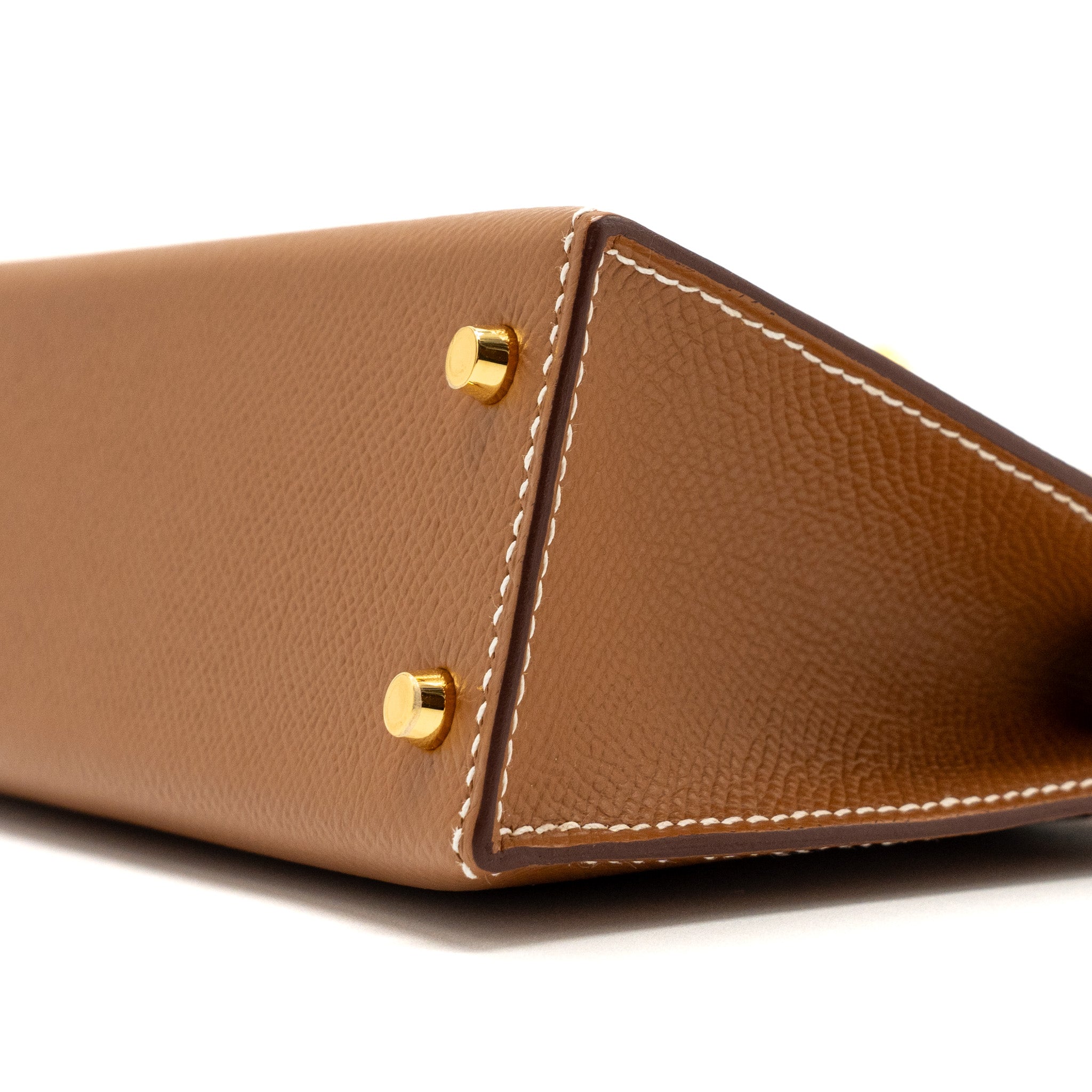 HERMES MINI KELLY EPSOM GOLD GHW - Image 8