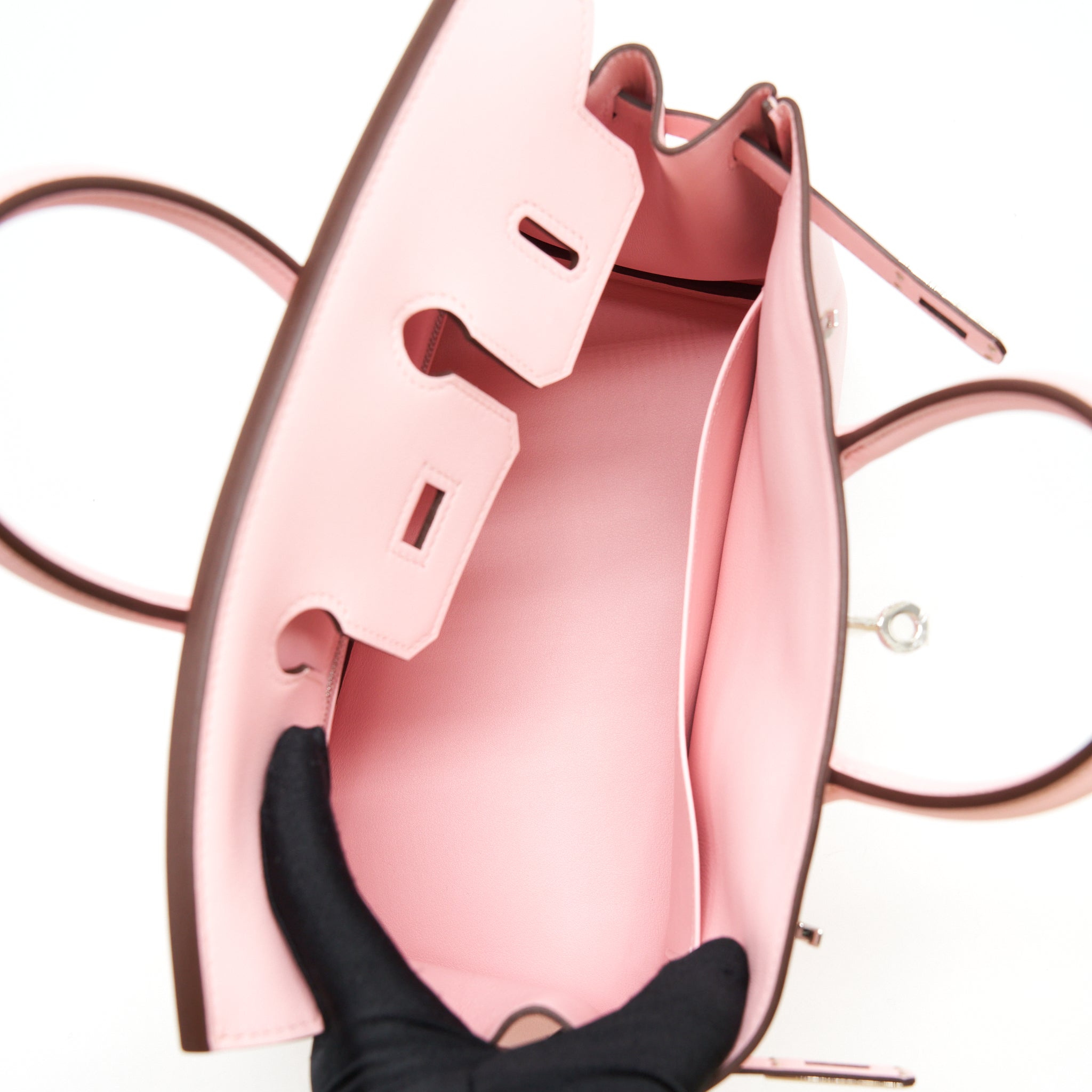 HERMES BIRKIN 25 SWIFT 3Q ROSE SAKURA SHW - Image 6