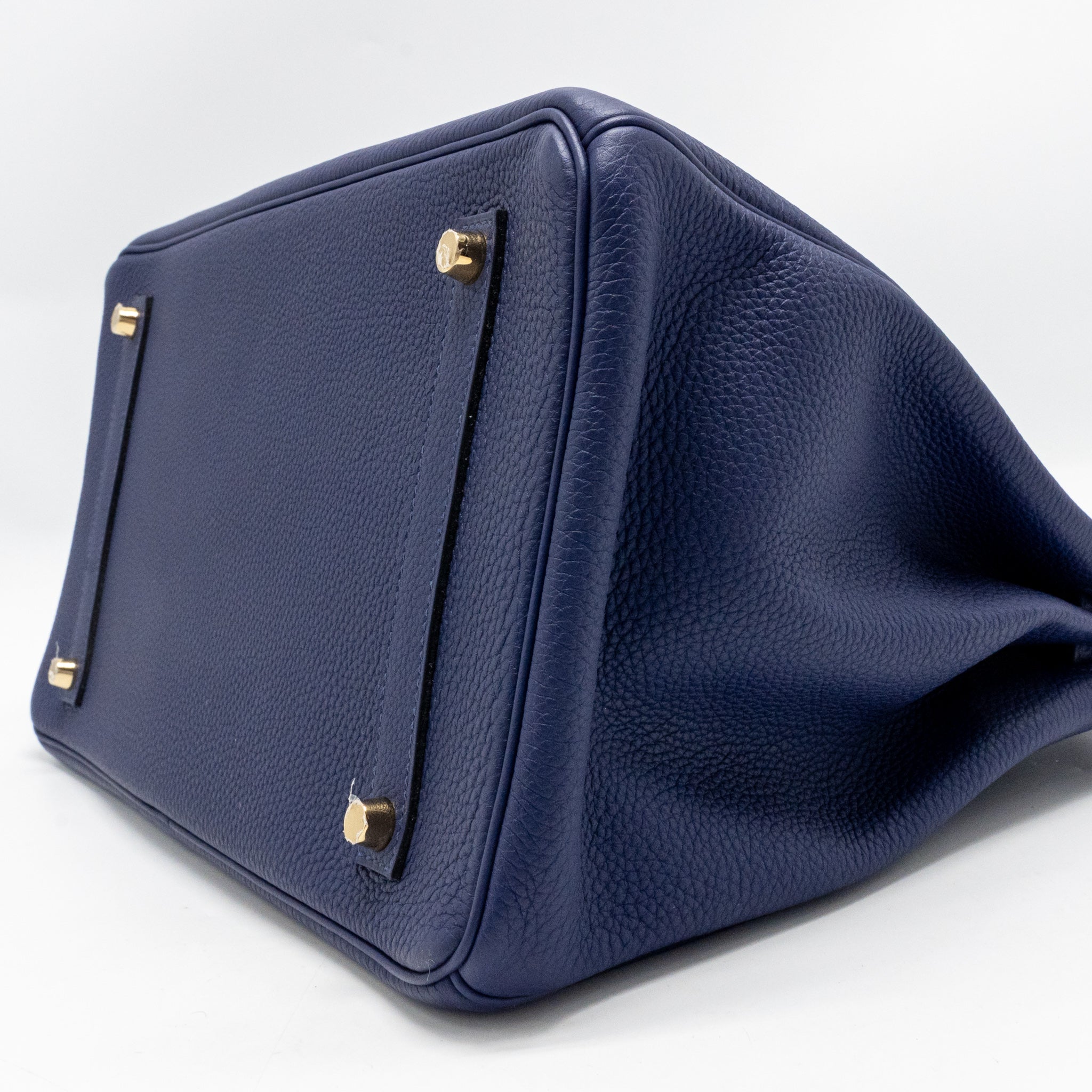 HERMES BIRKIN 35 TOGO BLUE GHW - Image 8