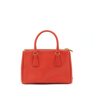 Alternative view of PRADA TOP HANDLE /CROSSBODY TOTE BAG SAFFIANO RED GHW