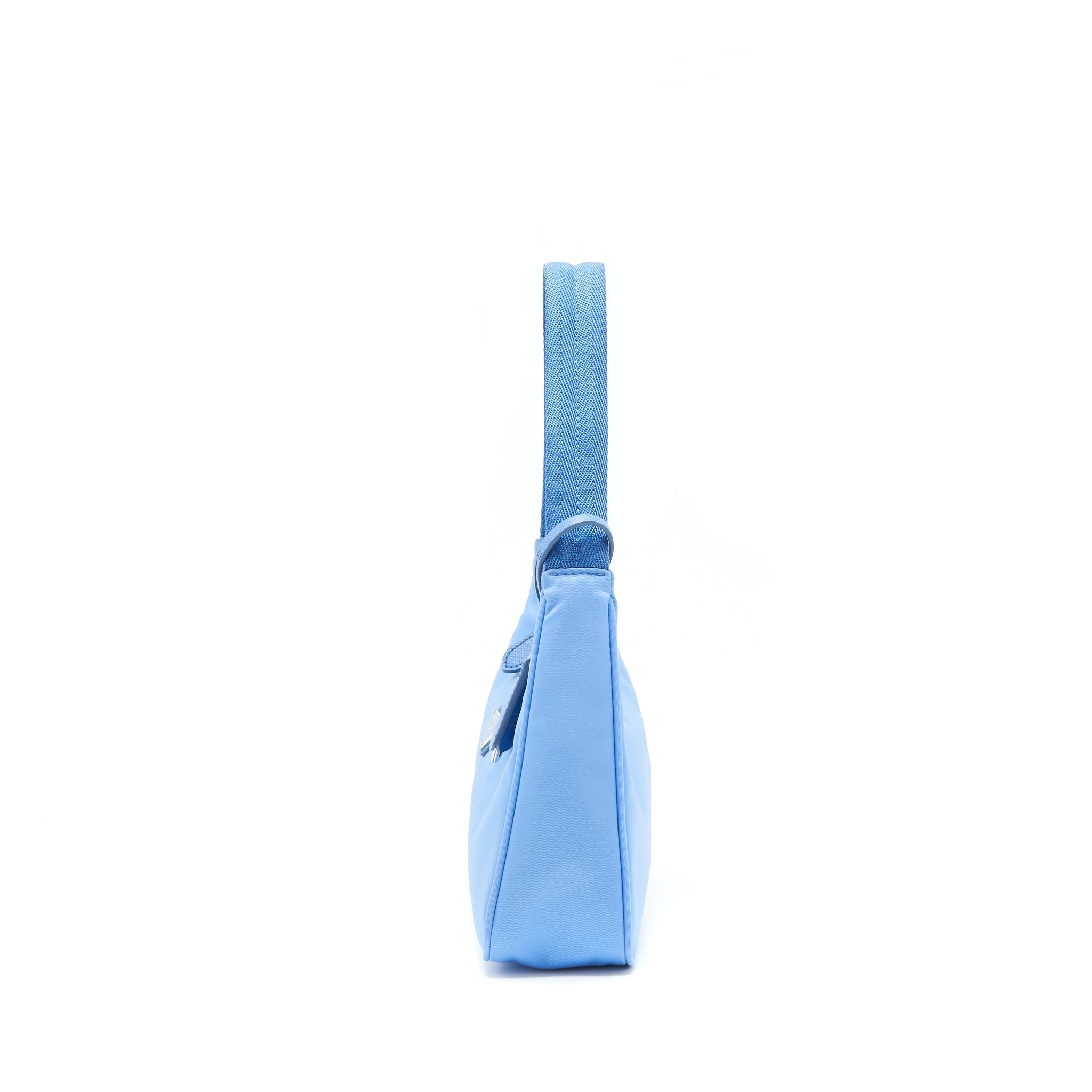 PRADA NYLON SHOULDER BAG BLUE - Image 3