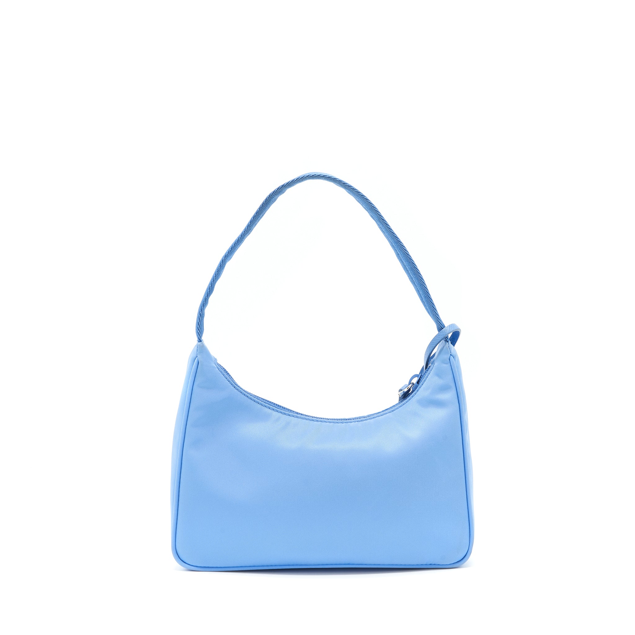 PRADA NYLON SHOULDER BAG BLUE - Image 5