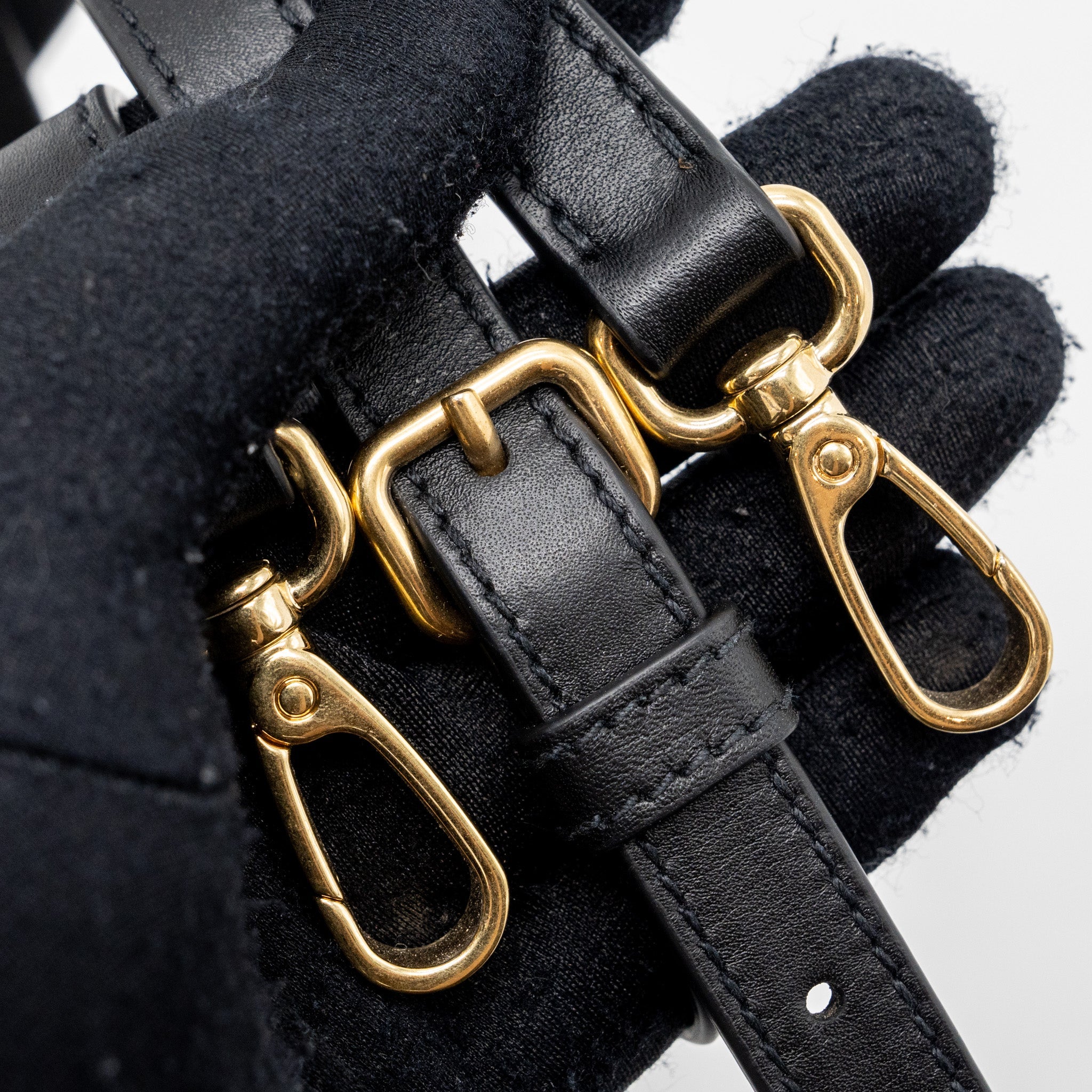 MIUMIU ARCADIE TOP HANDLE BAG BLACK GHW - Image 12