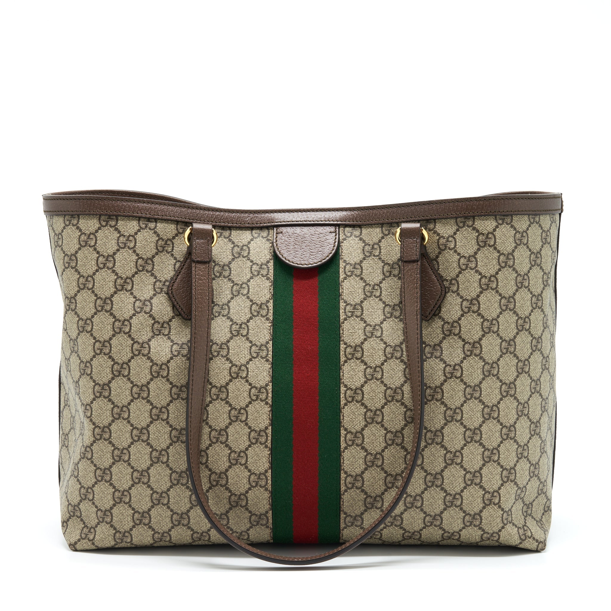 GUCCI SHOPPING TOTE BAG GG SUPREME CANVAS GHW - Image 2