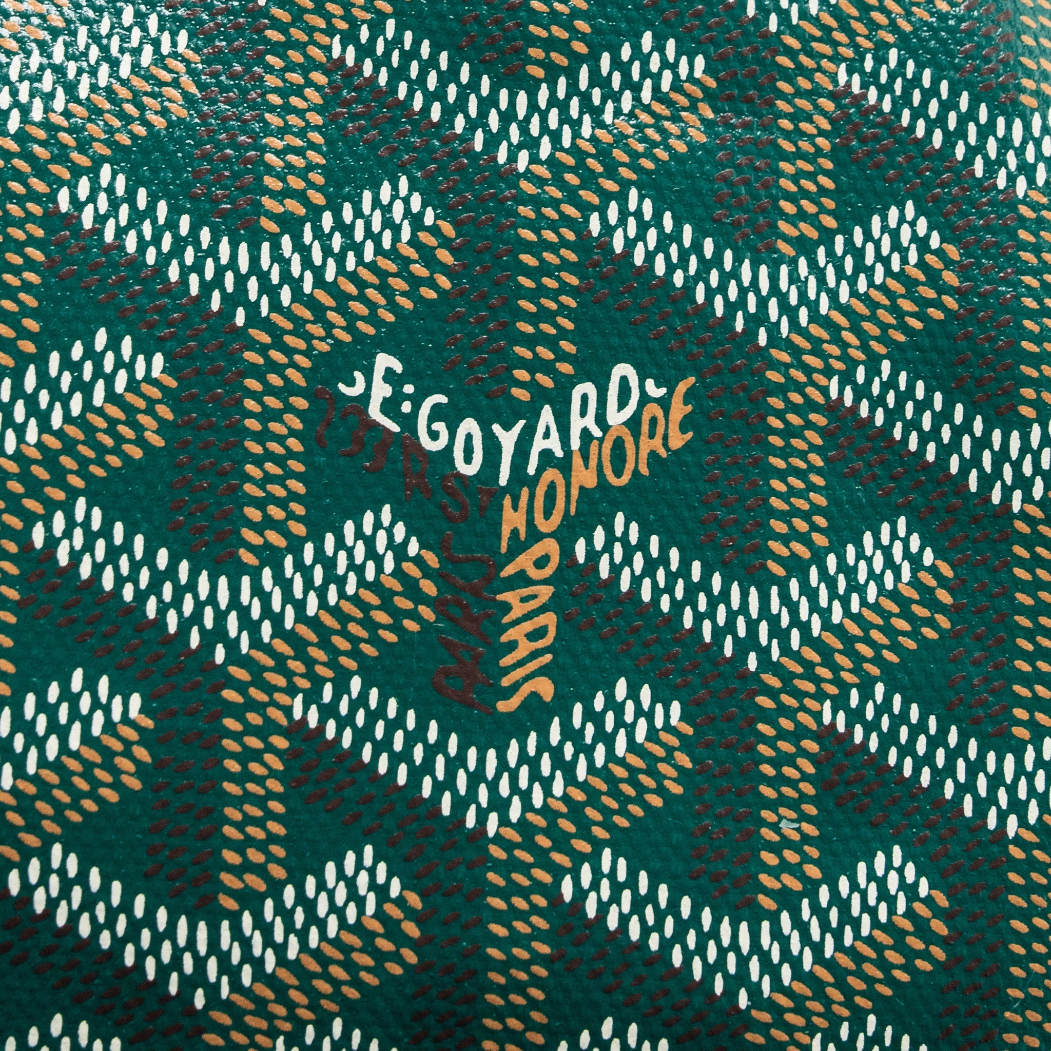 GOYARD ANJOU MINI BAG CANVAS/CALFSKIN GREEN SHW - Image 9