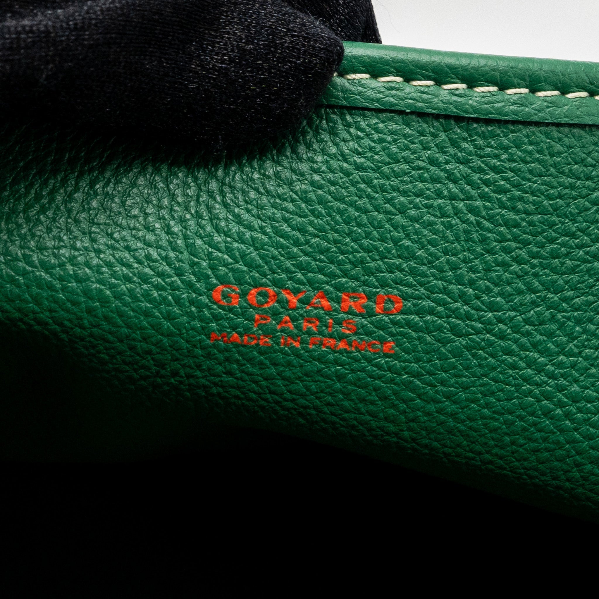 GOYARD ANJOU MINI BAG CANVAS/CALFSKIN GREEN SHW - Image 11