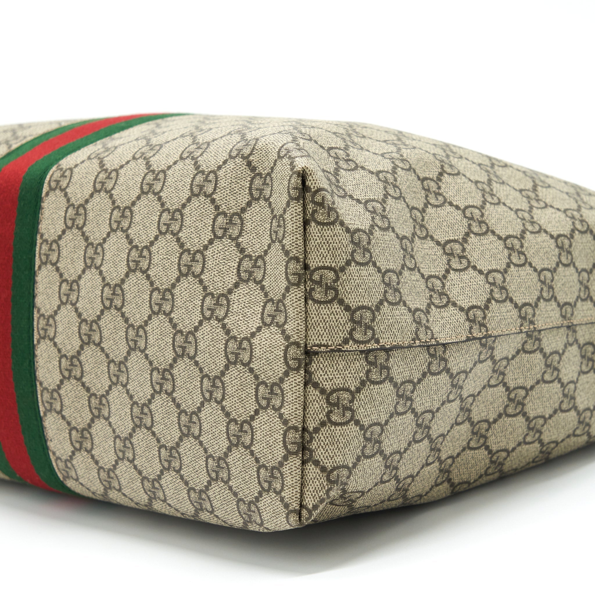 GUCCI SHOPPING TOTE BAG GG SUPREME CANVAS GHW - Image 9